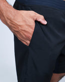 Short Masc c/ Short Térmico - Preto