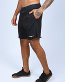 Short Masc c/ Short Térmico - Preto