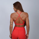 Top Frente Única - Liso vermelho