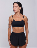Short Tactel c/ Zíper Run - Preto