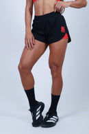 Short Tactel Run Contrastante - Preto