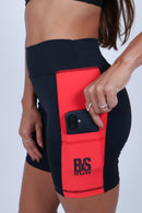 Short c/ Bolso Lateral Contrastante - Preto