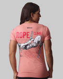 Camiseta fem. BS Rope  Climbe - Liso Lantana Salmão