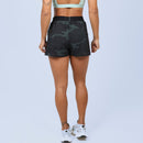 short em Tactel Sublimado - Branco Camuflado