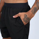 Short Tactel Cós estreito - Preto