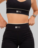 Short Fem Intermediário c/ Bolso - Preto