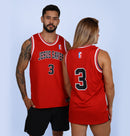 Regata unissex JESUS SAVES  - Vermelho