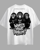Oversized Exclusive - Normal Is Boring Branca