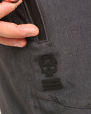 Short Masc c/ Bolso e Zíper - Chumbo