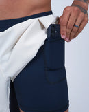 Short Masc c/ Short Térmico - Bege