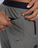 Short Masc c/ Bolso e Zíper - Concreto