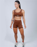 Short Fem Inter Levanta Bumbum c/ Debrum - Coffee