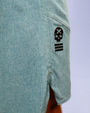 Short Masc c/ Bolso e Zíper - Mescla Verde