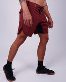 Berm Masc Speed One Color - Mescla Vinho