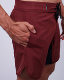 Berm Masc Speed One Color - Mescla Vinho