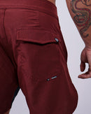 Berm Masc Speed One Color - Mescla Vinho