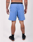 Short Masc c/ Bolso e Zíper - Mescla Azul