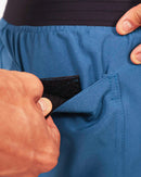 Short Masc c/ Bolso e Zíper - Azul Petróleo