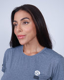 Camiseta Fem Wod Life - Cinza