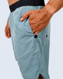 Short Masc c/ Bolso e Zíper - Mescla Verde