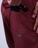 Berm Masc Speed One Color - Mescla Vinho