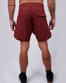 Berm Masc Speed One Color - Mescla Vinho