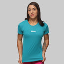 Camiseta Fem Dumbbell BS - Verde Petróleo