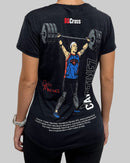 Camiseta Fem.  Cakes Martinez Preto