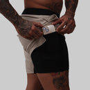 Short Masc c/ Short Térmico - Linho