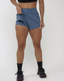 Short fem. Flow Interm. - Azul