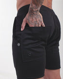 Short Masc c/ Bolso a Fio - Preto