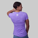 Camiseta Fem Old School - Lílas